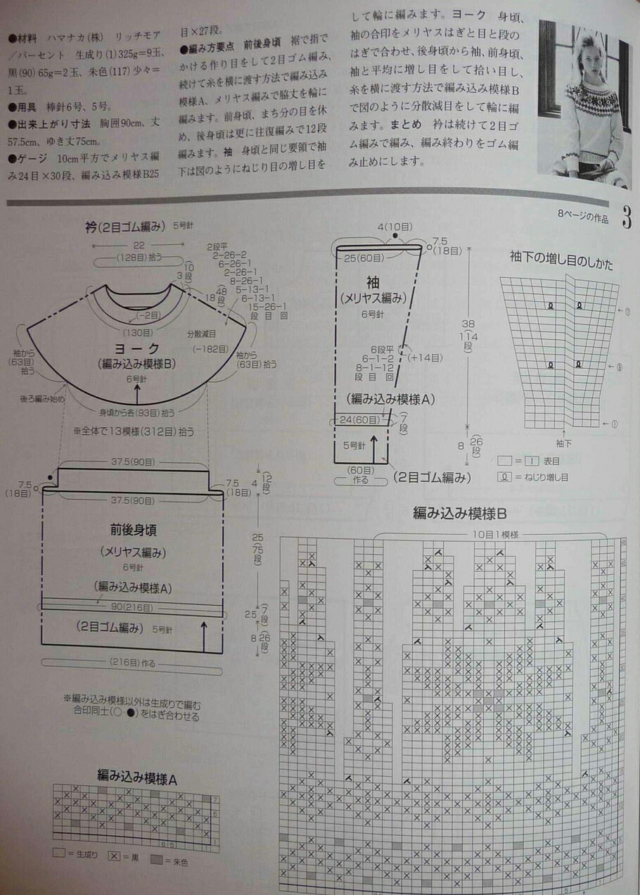 提花毛衣