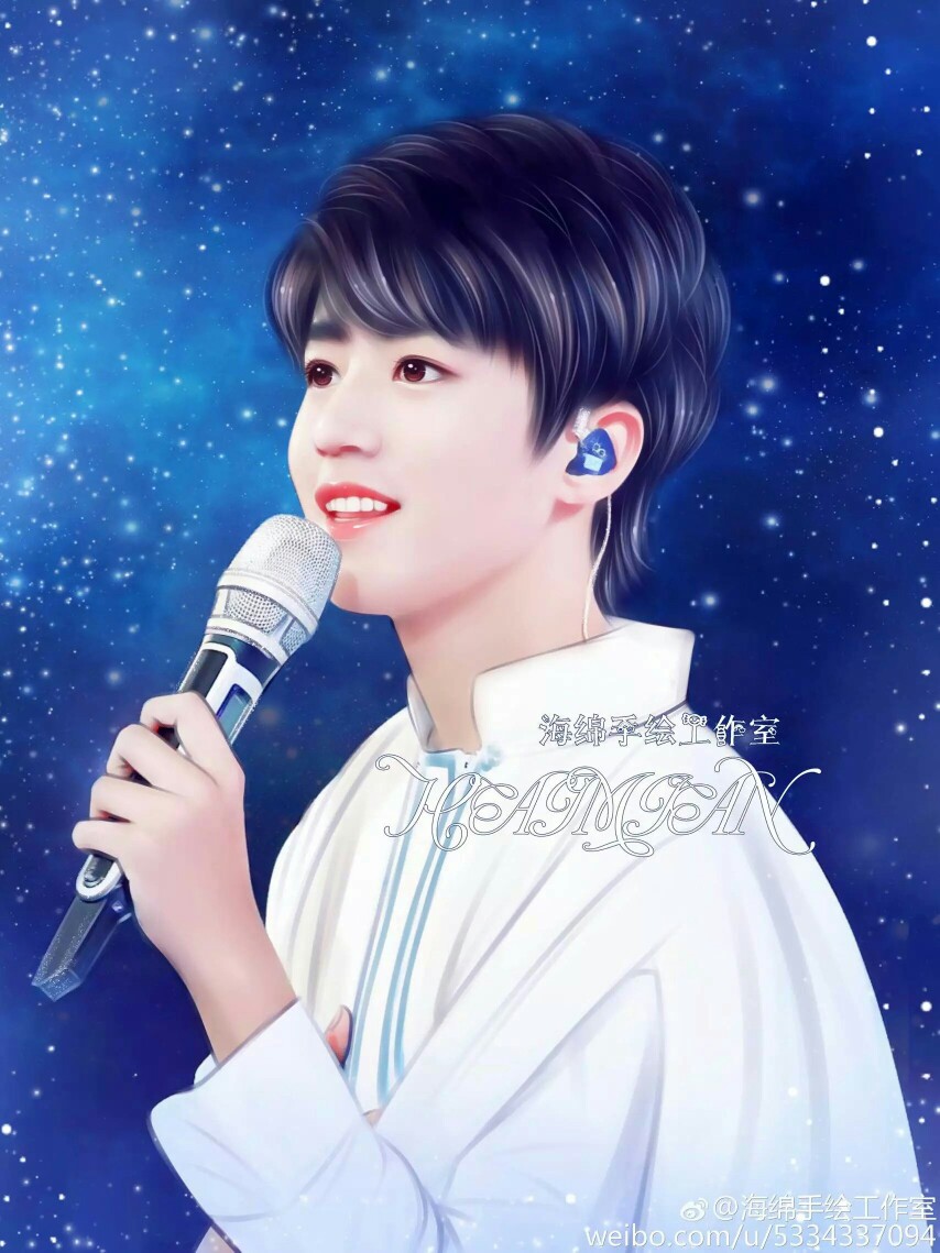 tfboys-王俊凯
［海绵手绘工作室］