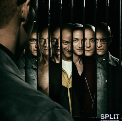 James Mcavoy:@splitmovie out Friday 20th of Jan.