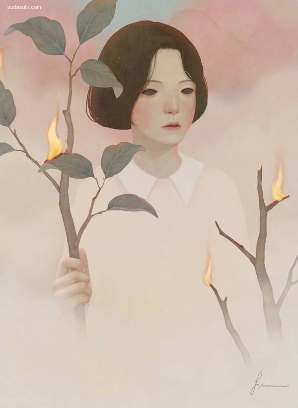 韩国艺人Jiwoon Pak 捕捉到的一组敏感而美丽的生活瞬间。
Jiwoon Pak is an illustrator and artist based in Seoul, South Korea. After studying fine art at the Valenciennes Art and Design school (École Supérieure d’Art et de Design de Valenciennes ) in France, she returned to Korea and started to work as a freelance illustrat