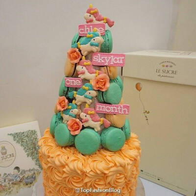 马卡龙蛋糕塔 ❤