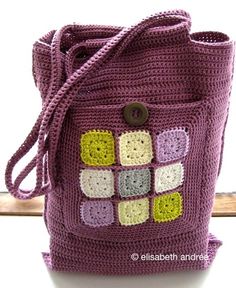 love the tiny squares in this bag...