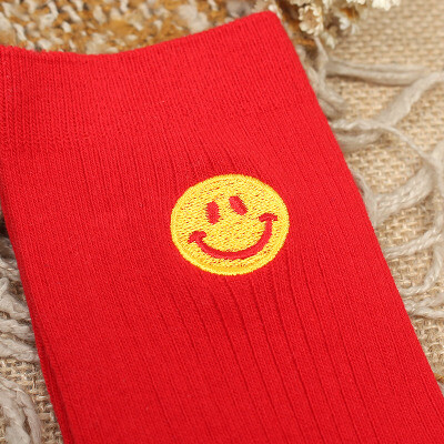 本命年红袜子纯棉袜加厚保暖时尚袜全棉红色袜子女士男士春节礼物