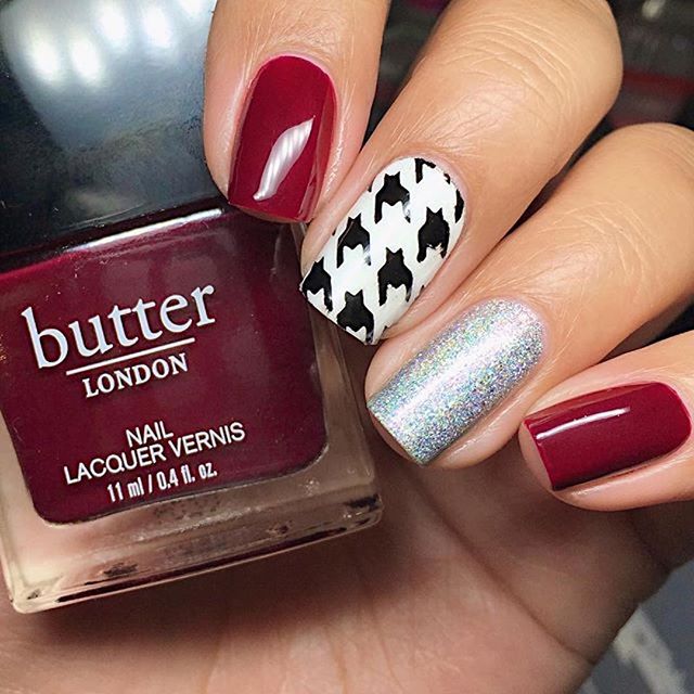 #GPRepost,#reposter,#notetag @minipolishh via @GPRepostApp ======> @minipolishh:I really love this color I got in my @boxycharm this is @butterlondon Ruby Murray also using @colorsbyllarowe Out of the Darkness @justricarda Whiteout and Blackout ❤️❤️❤️