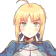 头像 女头 漫头 fate saber 亚瑟王 呆毛