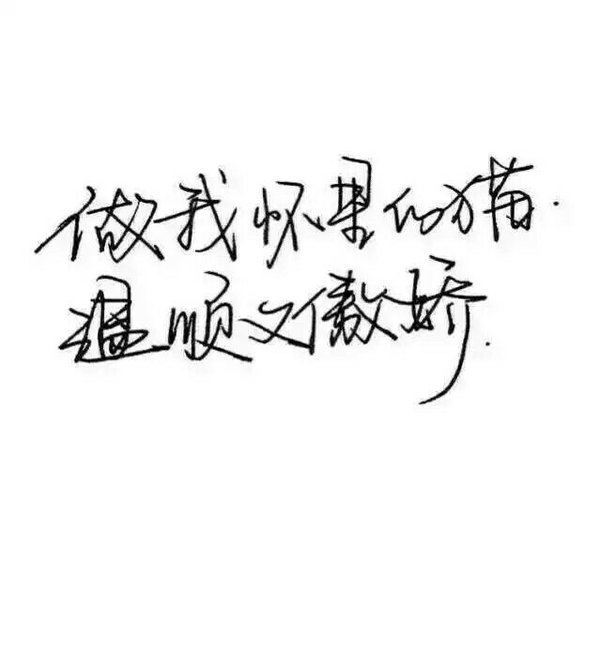 洛六大人.文字句子.手写