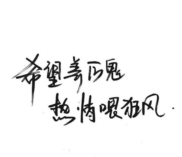 洛六大人.文字句子.手写