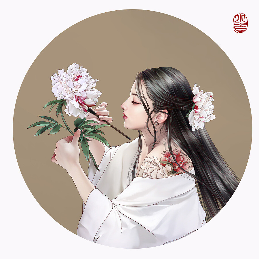 推一组本土画师张小白，白姥姥的作品。还是那么精致。 ​​​​