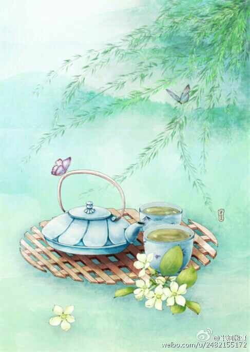 茶、茉莉、夏、古风