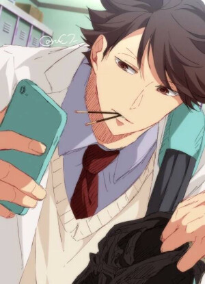 排球少年 十月新番 #动漫 #二次元 #动画  #美少年 #运动 #壁纸 #头像   及岩 岩及 及川彻 岩泉一