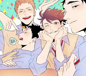 排球少年 十月新番 #动漫 #二次元 #动画  #美少年 #运动 #壁纸 #头像  青城