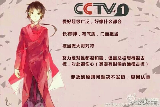 CCTV1 拟人