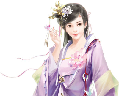 古风女子立绘素材免扣