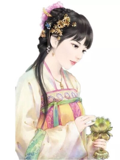 古风女子立绘素材免扣