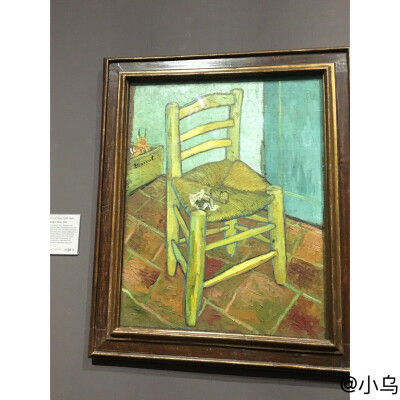 《Van Gogh's Chair（梵高的椅子）》，梵高画于1888年
