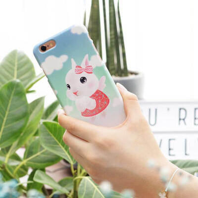 韩国flaboni iPhone7 plus手机壳 苹果7plus可爱小兔手机壳