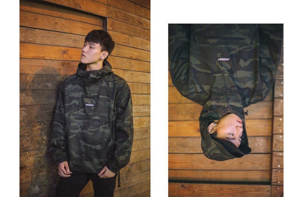 AIRWAY 2016 FW CAMO COAT 迷彩防风风衣外套