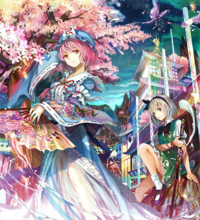 #西行寺幽幽子##魂魄妖梦#
