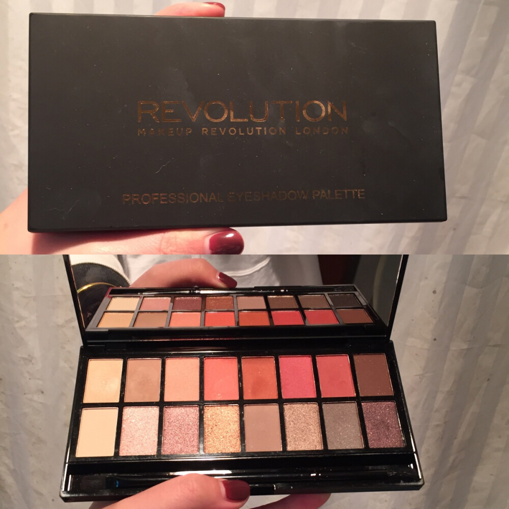 「make up revolution New-tralsvs Neutrals16色眼影盘」最近又乱七八糟入了一堆东西 以后一定入一样拍一样 打总拍起来尤其是口红真的是卸的都给我痛死 o(╥﹏╥)o 找的俄代买的这个眼影盘 超便宜刚刚100出头有16个颜色 简直一盘顶十盘！看过我以前写的东西的肯定都晓得我其实都不在意东西的价钱 但是一定要和我心意！而且质量保证啊！但是这一盘眼影真的是我这次买的这堆东西里的首推啊！！！物美价廉！