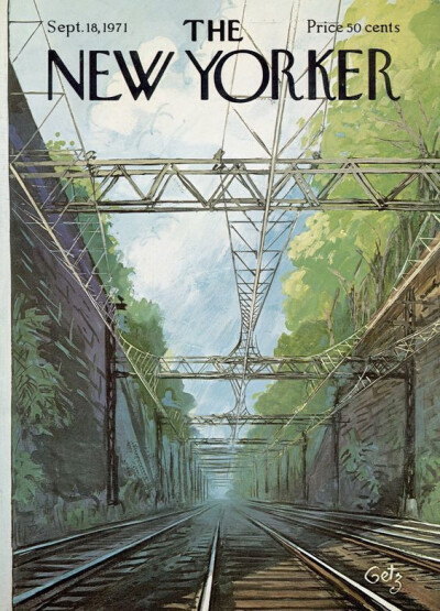 The New Yorker - Saturday, September 18, 1971 - Cover by : Arthur Getz