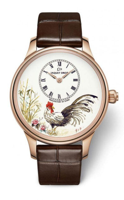 雅克德罗(Jaquet Droz)全新中国鸡年生肖腕表