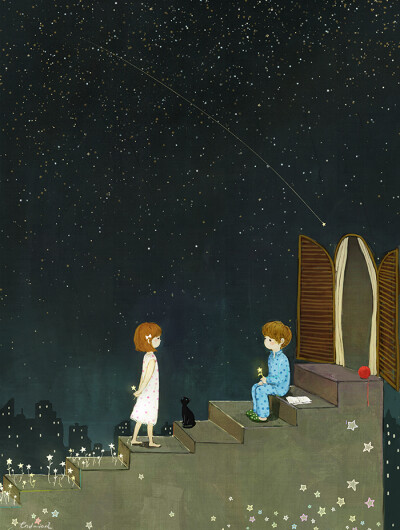 梦想 ~ 韩国插画师endmion1作品