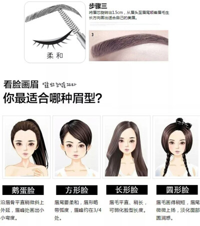 怎么画眉，你的脸型适合怎样的眉毛呢(*¯︶¯*)手残党