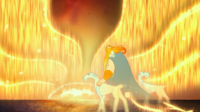 #海洋之歌#画面美的每一帧都能做壁纸，尤其喜欢最后小女孩唱的歌，仿佛能洗涤心灵