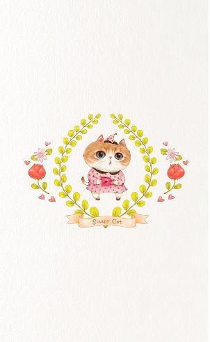 곤한 고양이
困倦的猫
#Pattern illustration#