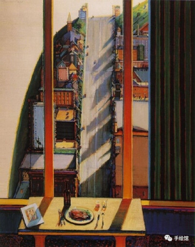 超现实主义绘画 盗梦空间｜Wayne Thiebaud