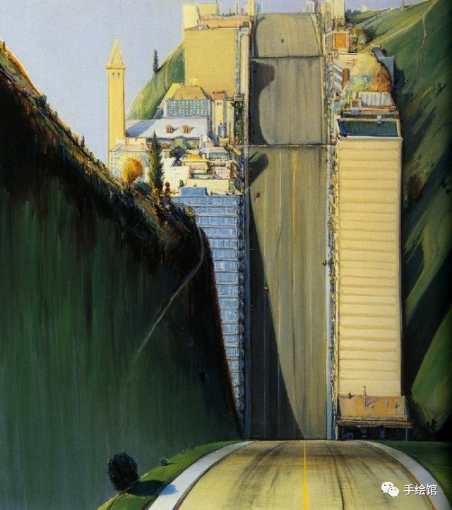 超现实主义绘画 盗梦空间｜Wayne Thiebaud