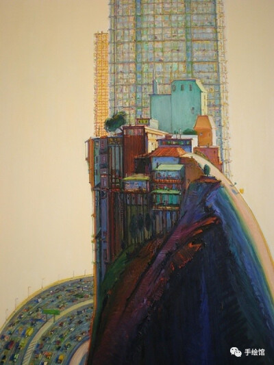 超现实主义绘画 盗梦空间｜Wayne Thiebaud