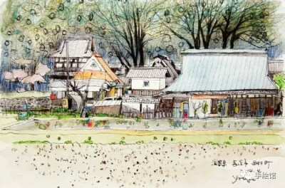 建筑速写by 加藤要治（Yohji Kato）
