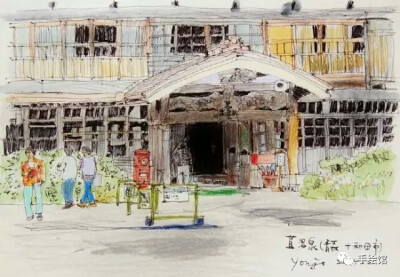 建筑速写by 加藤要治（Yohji Kato）