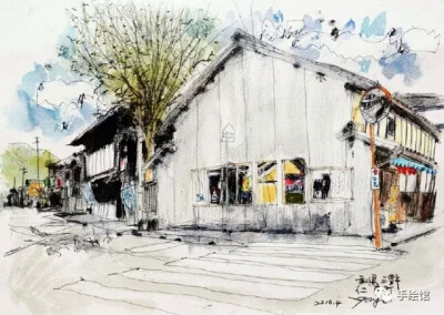 建筑速写by 加藤要治（Yohji Kato）