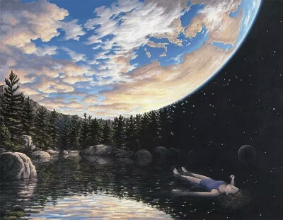 加拿大画家Rob Gonsalves视错觉绘画