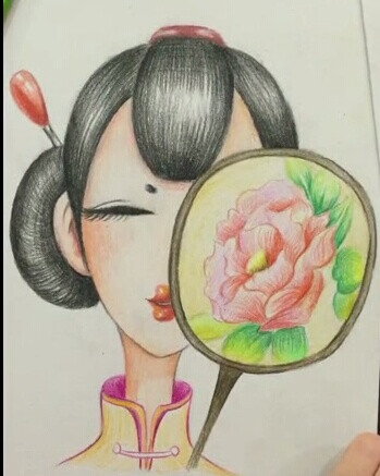 巧手爱彩铅画