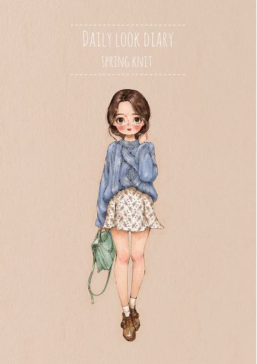 Spring Knit
温暖的春天的三种颜色的造型
#Daily look diary#