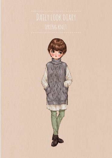 Spring Knit
温暖的春天的三种颜色的造型
#Daily look dairy#