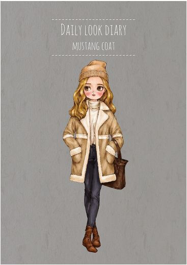 Mustang Coat
温暖又漂亮的三种颜色的大衣造型摩丝汤
#Daily look dairy#