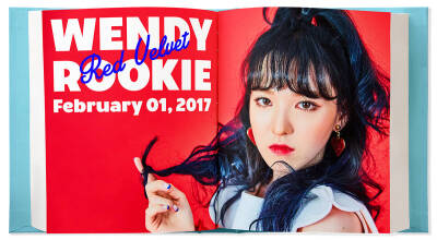 RedVelvet《ROOKIE》170124 Rookie更新预告第二波 Wendy孙胜完