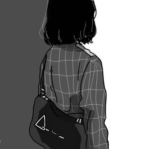 black and white（girl）