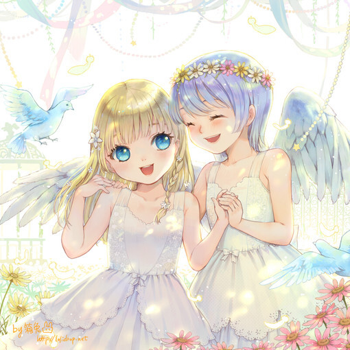 「Angels」「夢咲うさぎ」のイラスト [pixiv]、