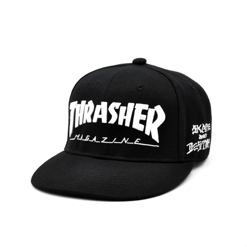 Thrasher SKATE AND DESTROY SNAPBACK 黑