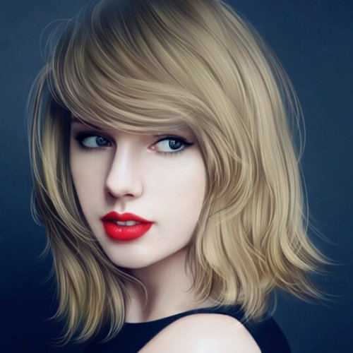 手绘霉霉 泰勒斯威夫特 Taylor Swift 女神 欧美明星