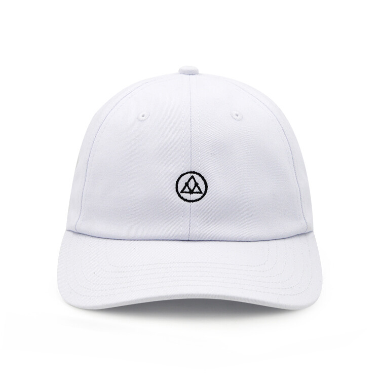 VEIL CLUB CAP 弯帽檐 白