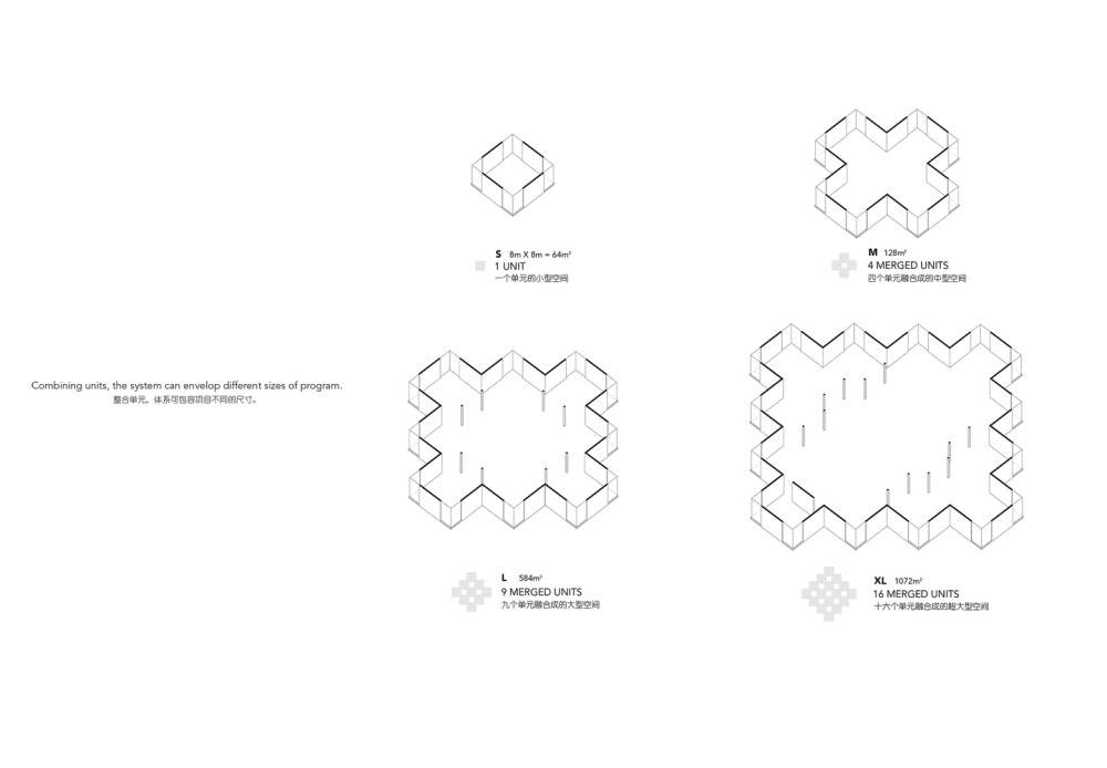 【“千院”之馆-2019北京世界园艺博览会万科馆 / 槃达建筑】
建筑师 槃达建筑
地址 中国北京
设计团队 克里斯▪普，孙大勇，王婧，李朋冲，文旭，孙明雪，李根，白雪效果图渲染 槃达建筑
摄影师 槃达建筑
项目年份 2016 / 2017
景观设计 25,000 平米
建筑设计 12,000 平米
项目类型 展馆、展览、学校