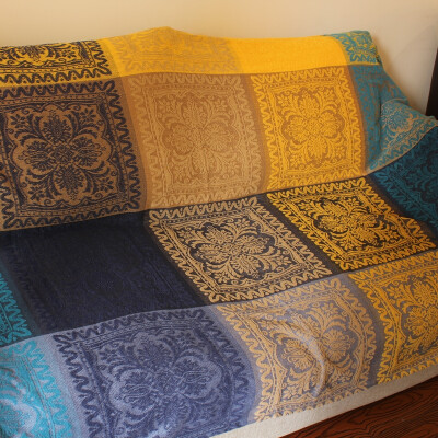 美式乡村 波西米亚 民族 沙发巾 沙发盖布 沙发毯 雪尼尔多功能毯
