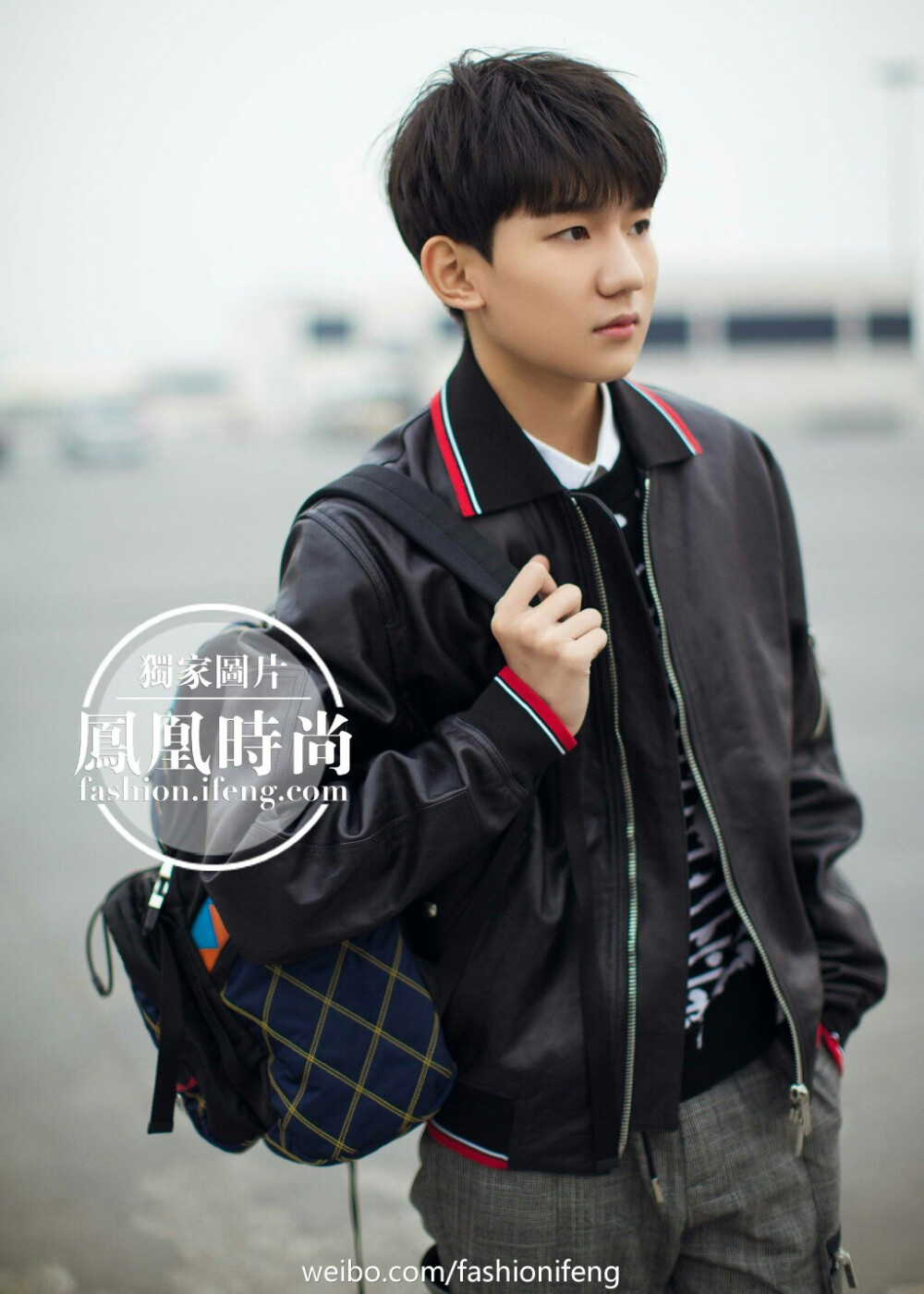 tfboys roy 王源 街拍 cr.微博@凤凰时尚