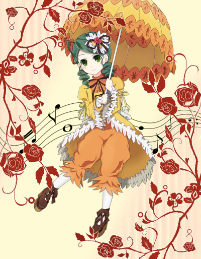 蔷薇少女薔薇少女ローゼンメイデン Rozen Maiden [薔薇少女系列的第二人偶 金糸雀]